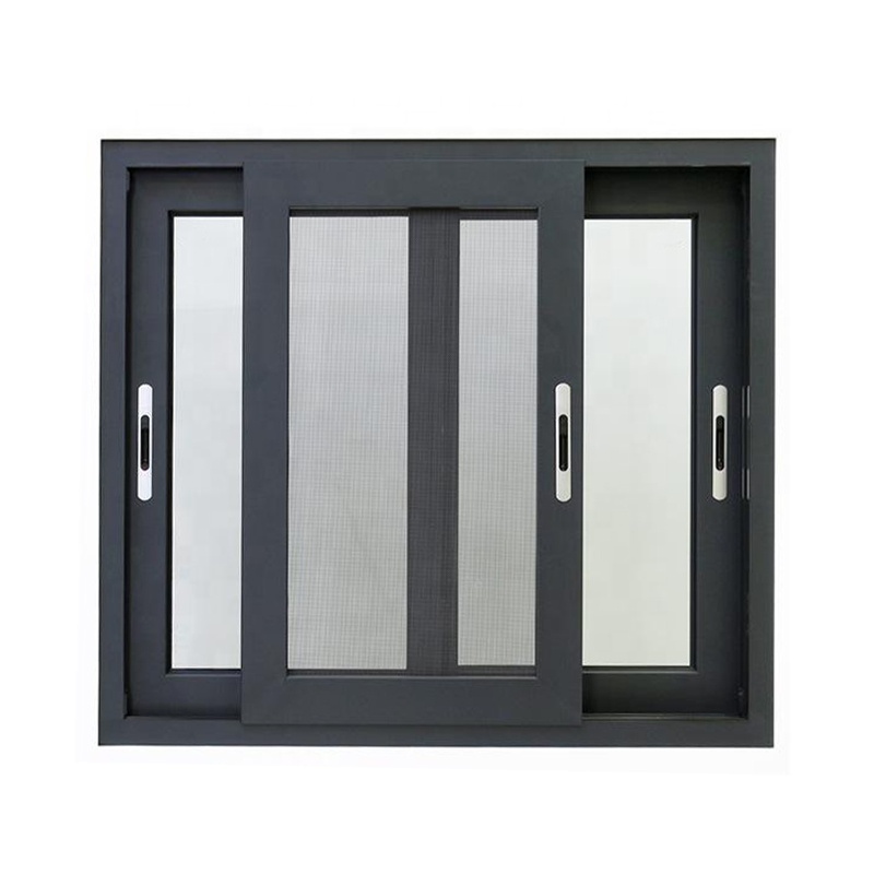 aluminum alloy sliding window designs with mosquito net