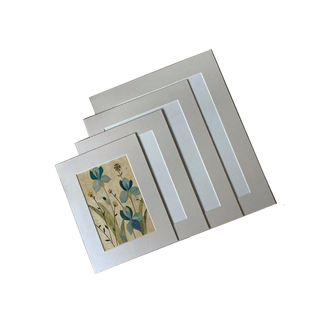 Wholesale precut 2.0mm thickness photo frame paperboard with 1.0mm white backing board