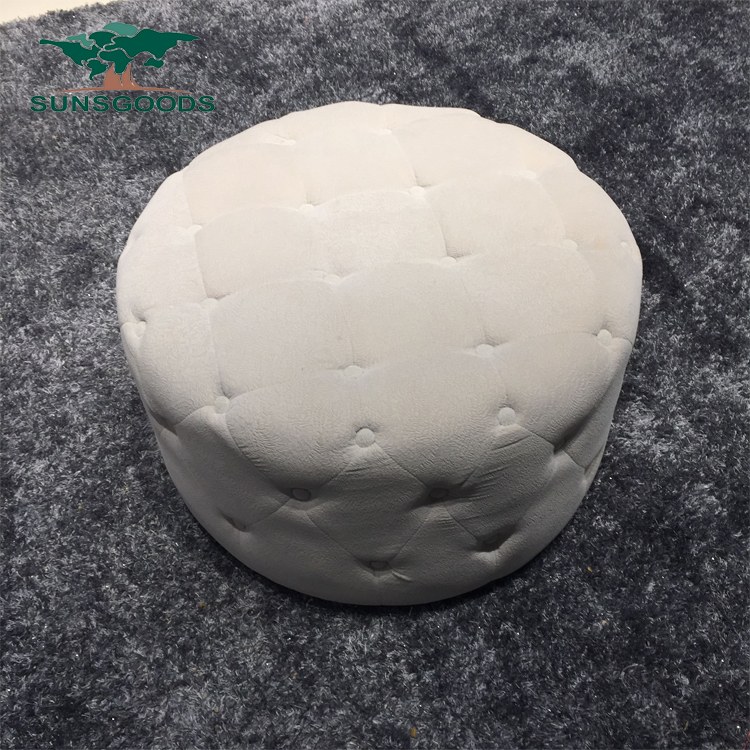 Круглый стул chesterfield для продажи, большой бархатный оттоманка, хороший пуфик