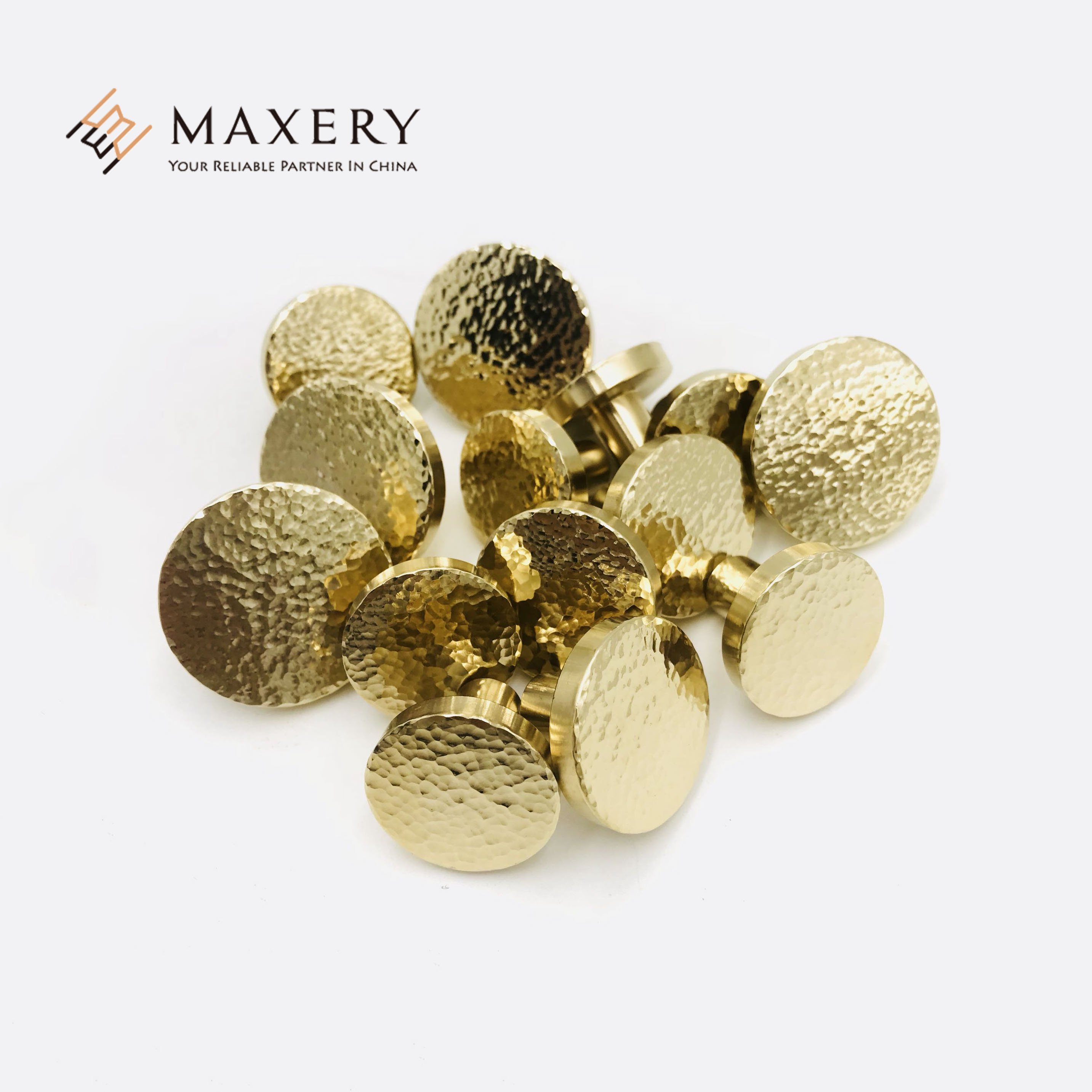 High-end Furniture Custom Hammer Cabinet Handle Brass Knobs And Pullers