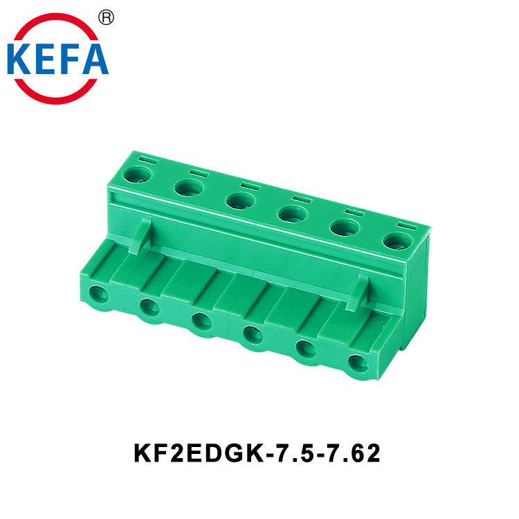 KF2EDGK-7.62mm Pitch контактный Pcb Плагин клеммной колодки разъемы 300V/10A Электрический разъем