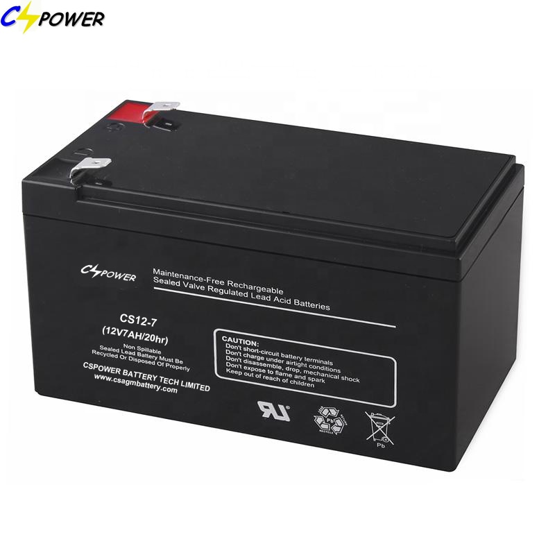 12V7Ah VRLA свинцово-кислотная аккумуляторная батарея для системы резервного копирования ups