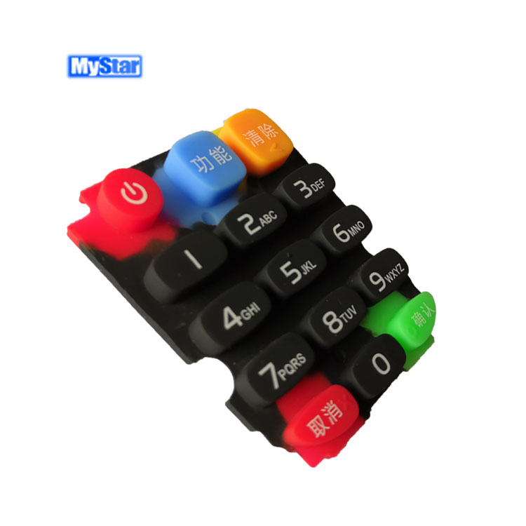 2019 новый пользовательский OEM Силиконовая резина продукты клавиатура для pos машины