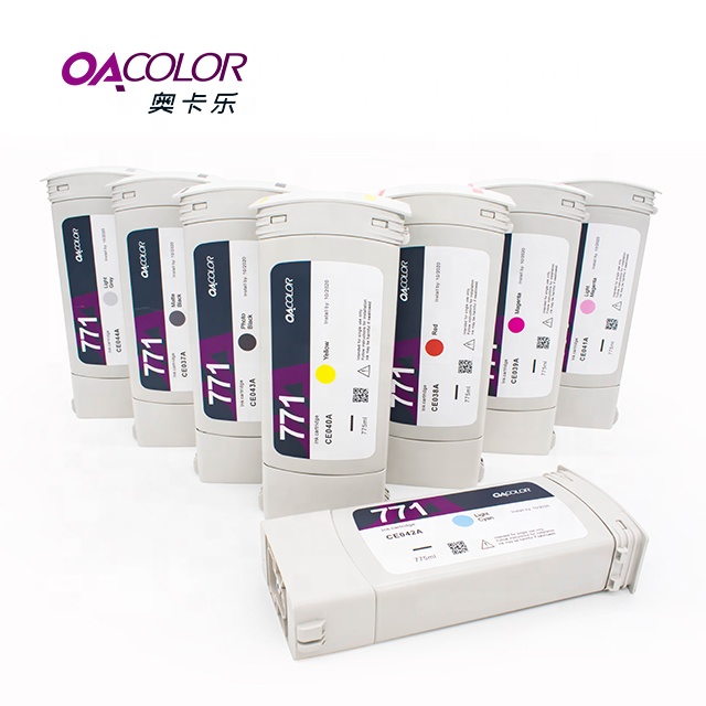 OACOLOR Восстановленный для HP 771 чернильный картридж для принтера HP Designjet Z6200