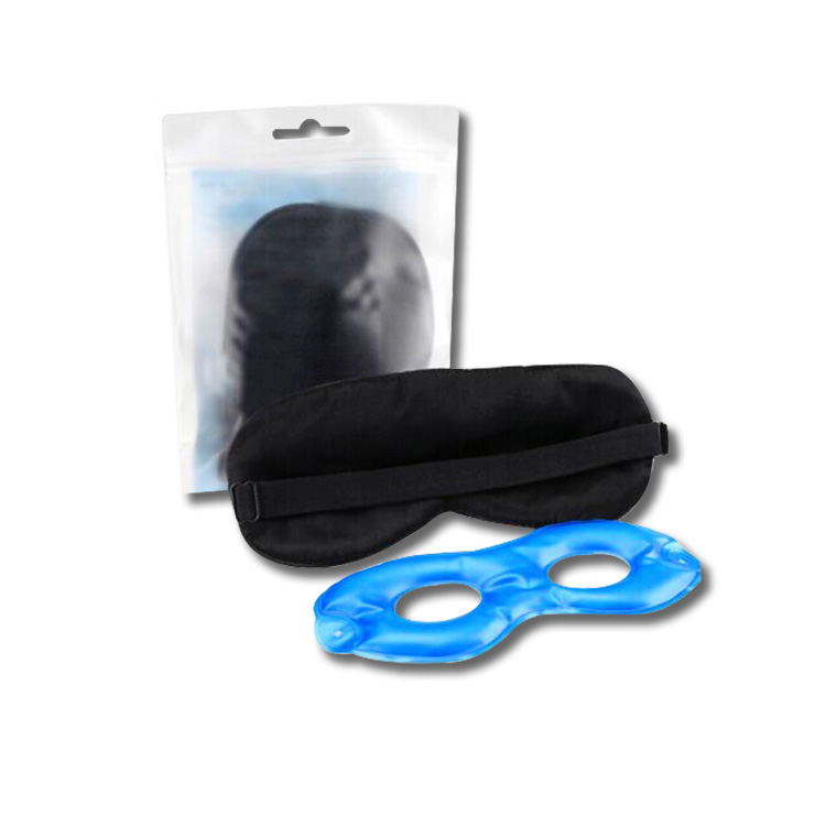 Faactory supplier custom beads Reusable Freeze Cooling Sleeping Gel Steam Eye Mask