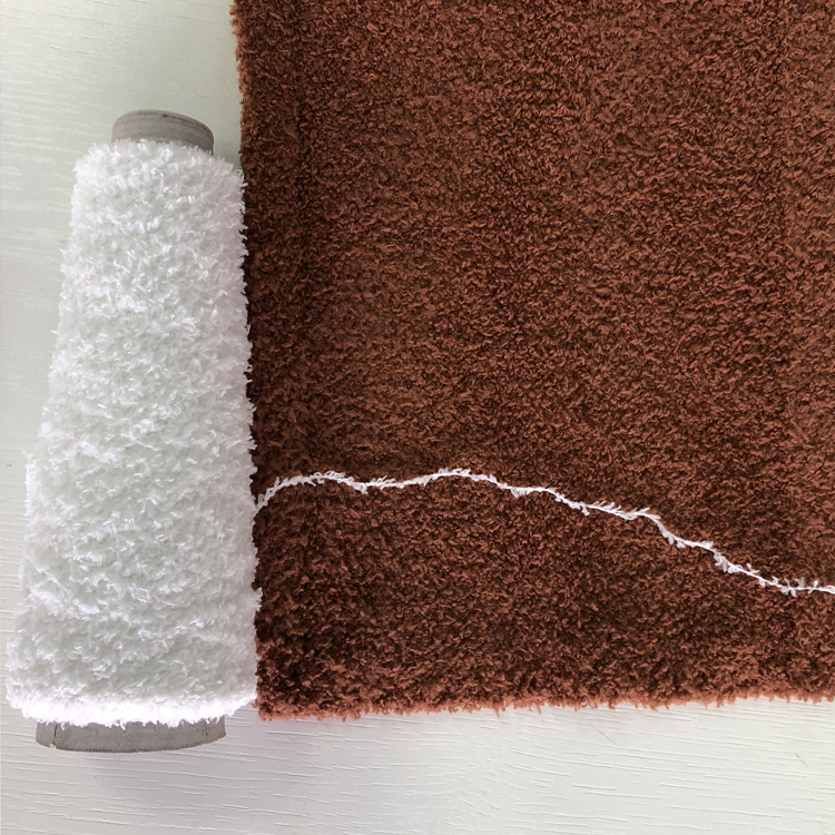 China Manufacturers New Product Butterfly Velvet 100% Polyester Yarn