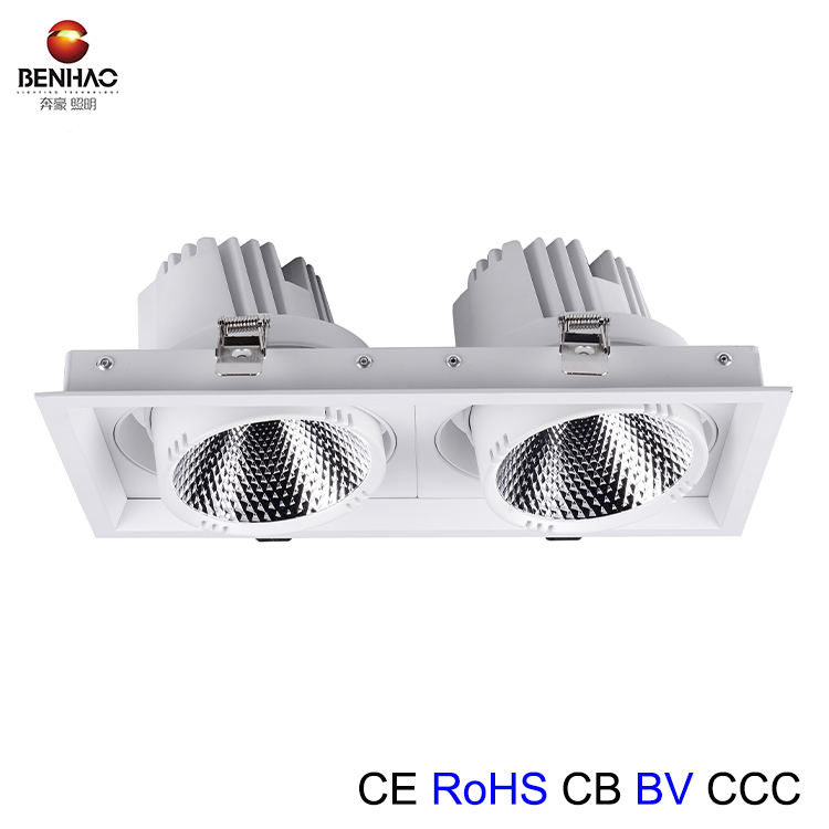Moving Head пятно света AC150-250V 2*35 Вт двойной головок светодиодная решетка прожектор с CE, RoHS