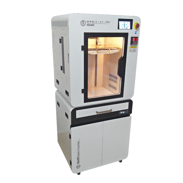 Двойной высокой температуры 500C hotend PEEK 3D принтеры MAGIC-HT-PRO с 170C hotbed, 120C камера