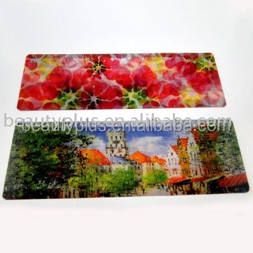 Artficical 3d эффект пластик полный цвет печатных lenticular книга mark