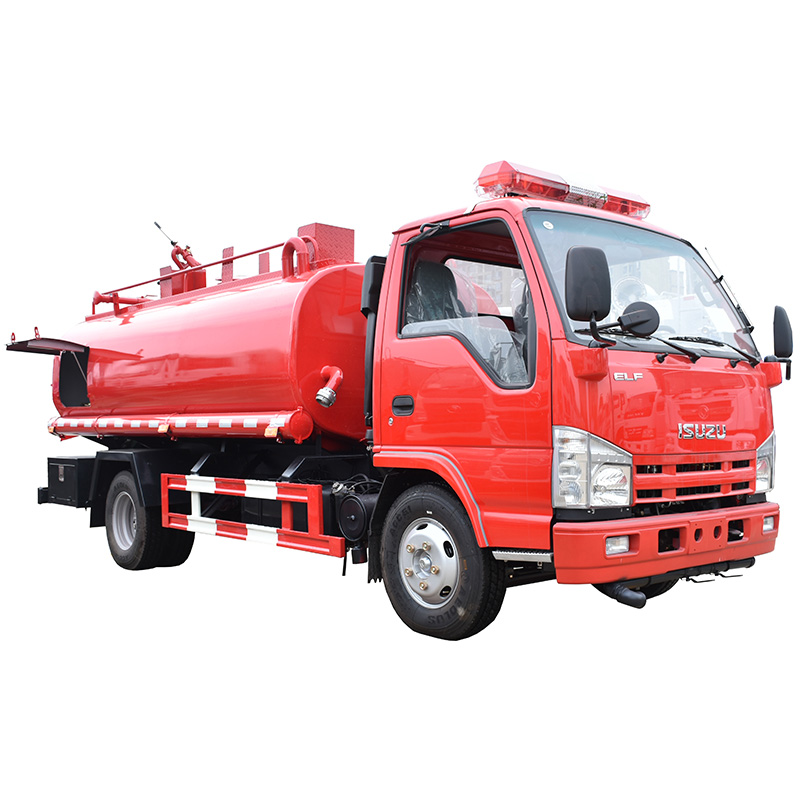 XDR fire truck 5000liters water sprinkler truck 5ton emergence fire fighter engine vehicles