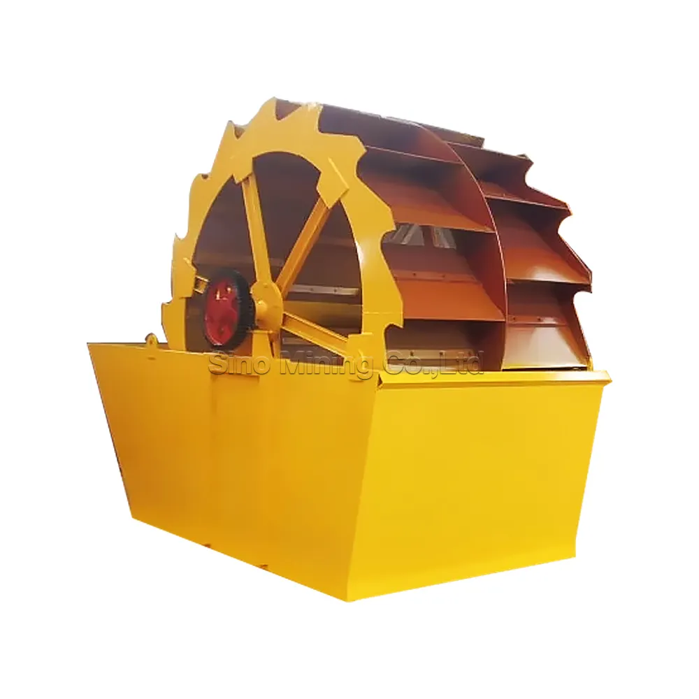 China supply wheel bucket sand washer use for water conservancy