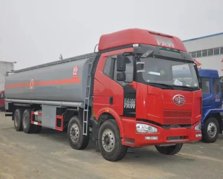 FAW 8X4 LHD 30cbm 30000L 30M3 fuel transport truck on sale