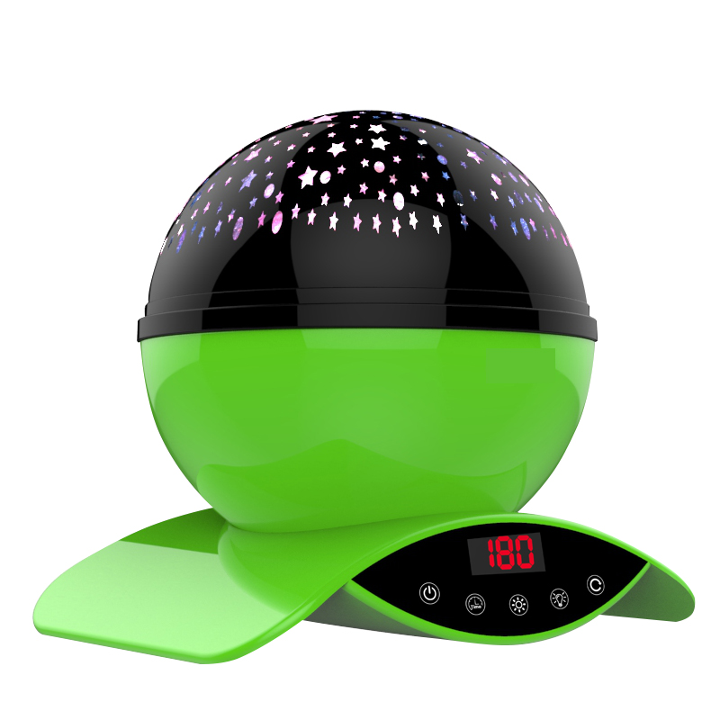 2021 Amazon Chinese Wholesale Fashion LED Rotating Star Moon Party Light Ring Christmas Toys Light Up toys for Child Kids