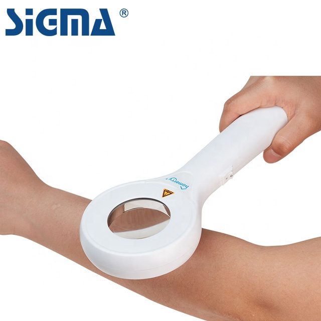 Анализатор кожи SIGMA Wood лампа для анализа пигментации SW-12 тест на кожу Обнаружение витилиго 1 год для коммерческого онлайн-поддержки