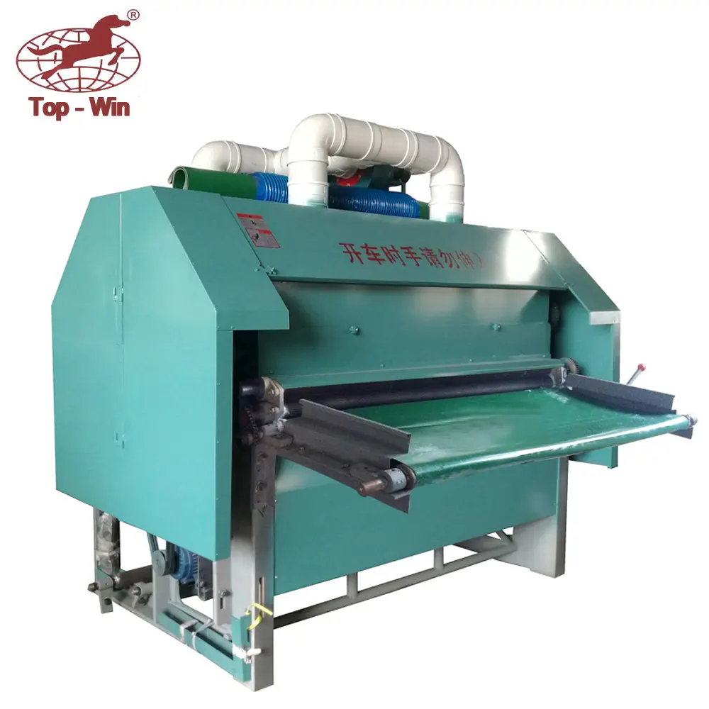 Single cylinder Double doffer polyester fiber carding machine