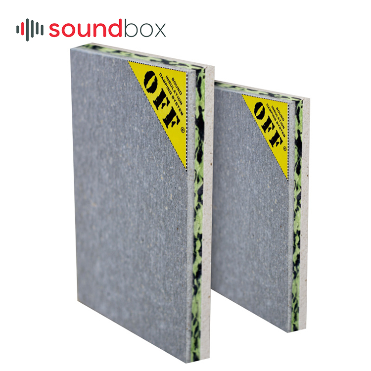 Composited noise dampening room sound insulation material for night club and bar