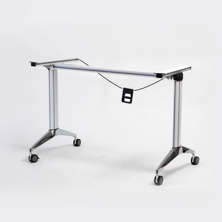 Powder Coating Training Room Conference Metal Folding Table Legs with Wheels