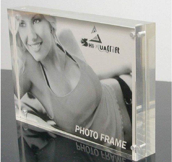 transparent acrylic photo frame 4x6