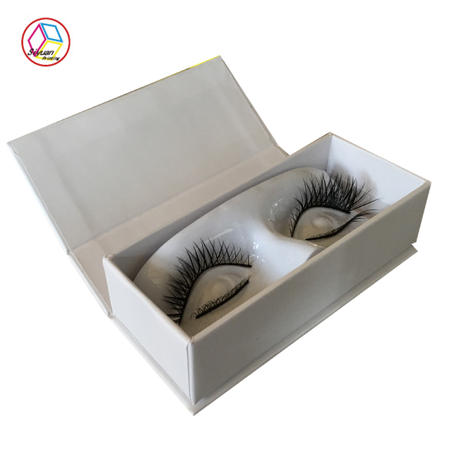 High Quality empty eyelash packaging box custom