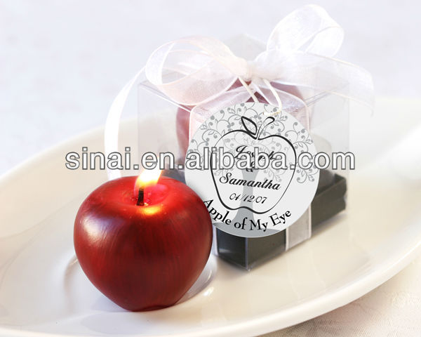 Мини-свеча Apple of My Eye в подарочной коробке с лентой и биркой