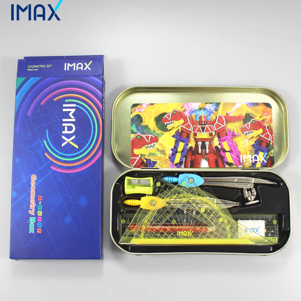 "IMAX" большой металлический ящик коробка 10 шт. Геометрия коробка инструменты с большой гайка