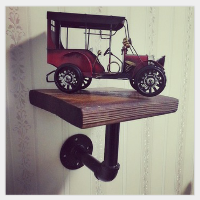 NR Hot sell 1-tire Wall shelf High quality Home decor and vintage store decoration