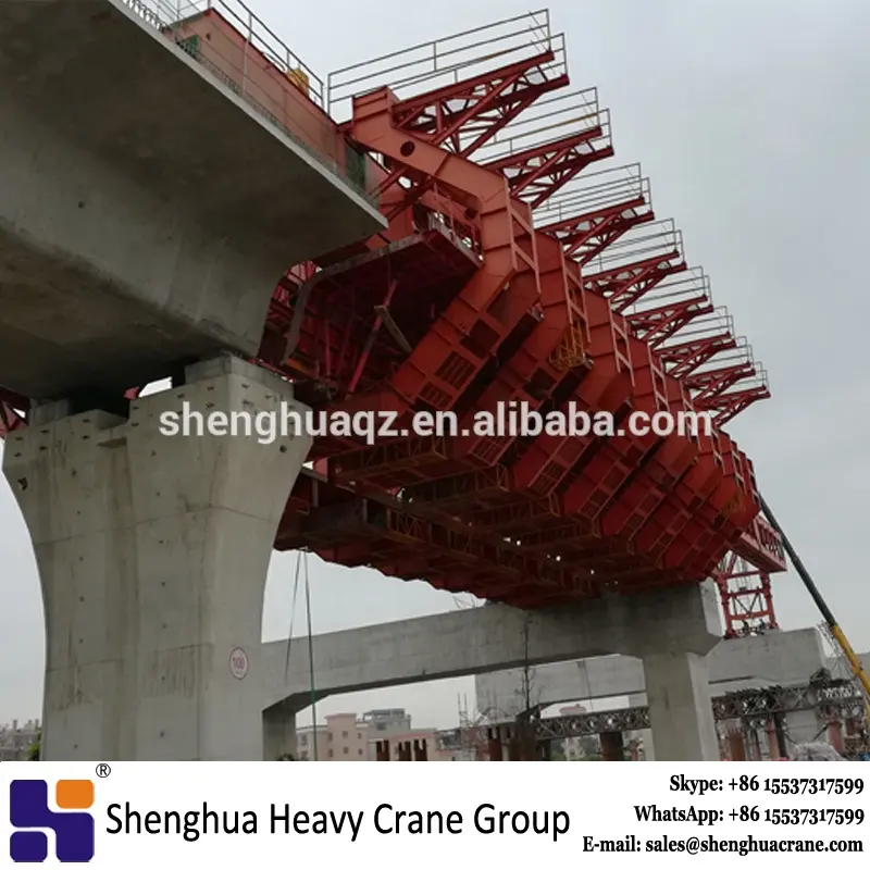 Professional 500t U Beam Movable Scaffolding System Crane For Bridge Erection