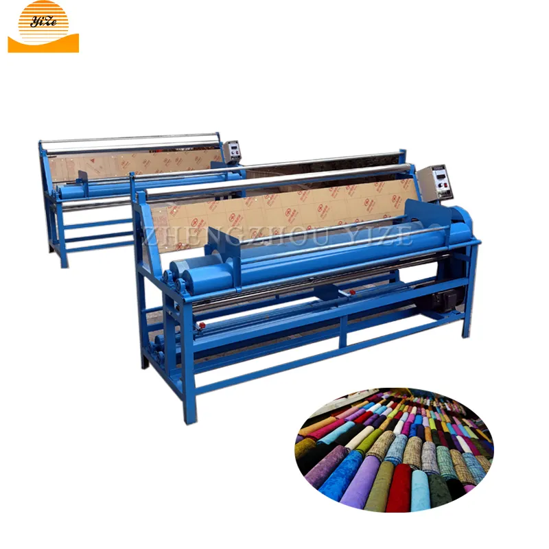 Cloth roller textile rolling machine fabric winding no woven rewinder machine