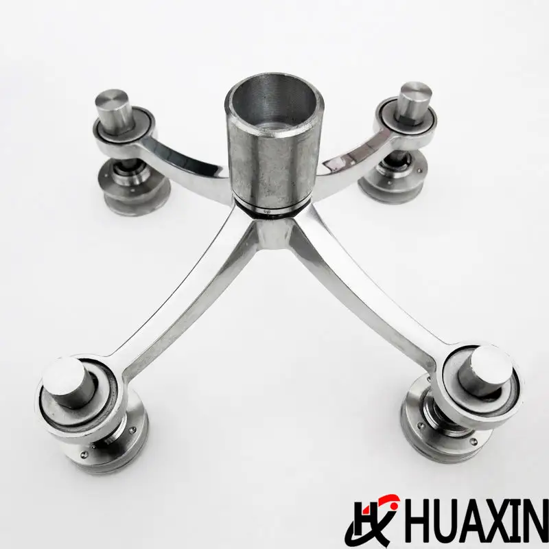 High Quality SS304 Heavy Duty Glass Spider Fittings 200mm 4 Arms