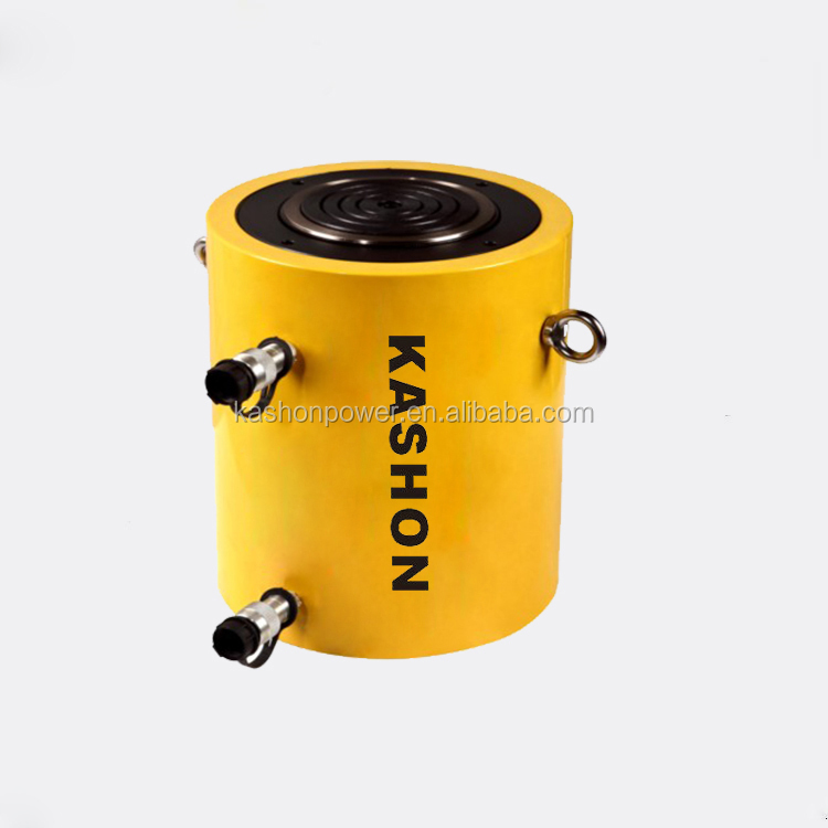 Double acting high tonnage 300 ton hydraulic cylinder jack