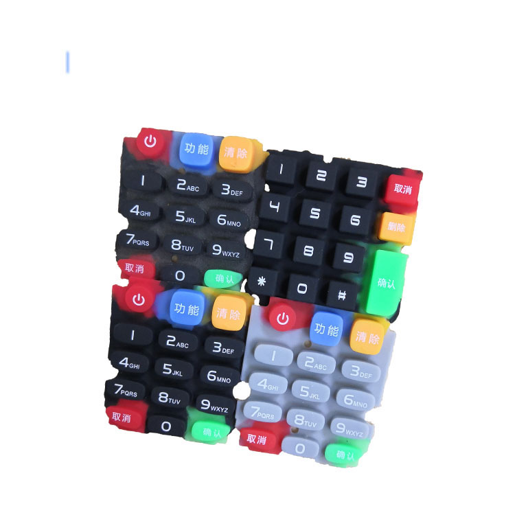 Factory wholesale OEM keypad silicone rubber keypad keyboard for tv remote control
