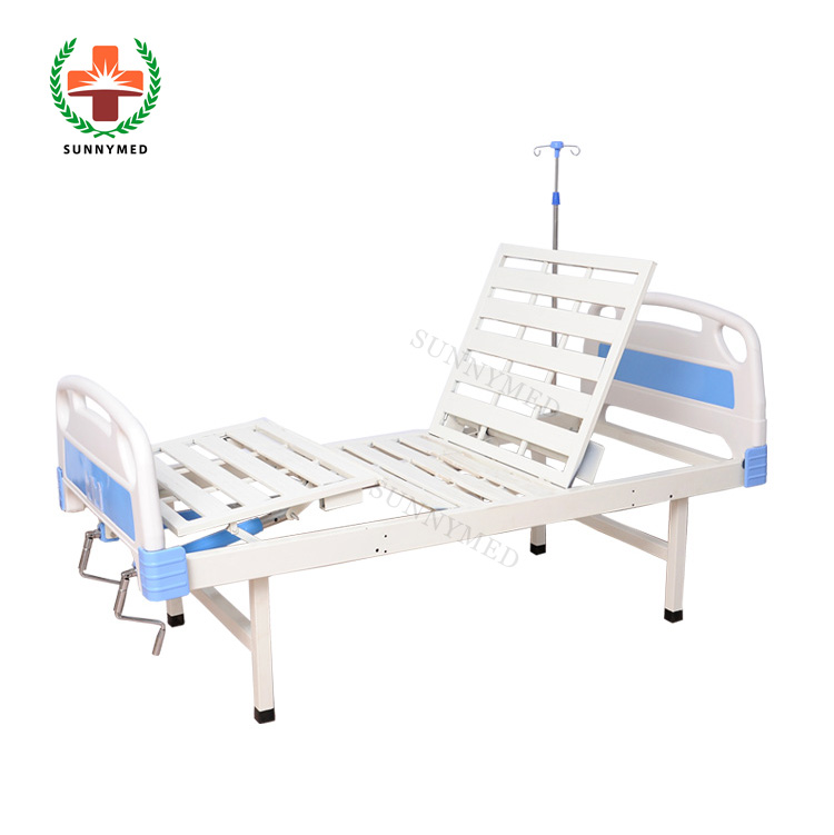 SY-R009 ABS двухфункциональная дешевая кровать Для Ухода За больницей 2 кривошипа