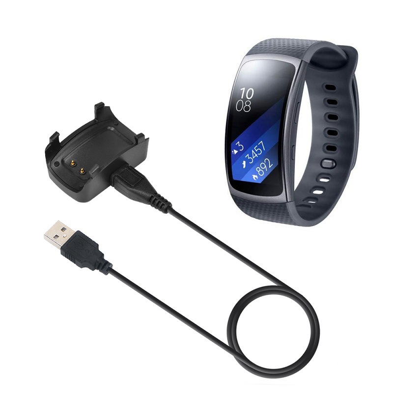 Tschick для Samsung Gear Fit 2/2 Pro SM-R360 зарядное устройство, замена зарядная док-станция зарядное устройство Держатель для рабочего стола станции