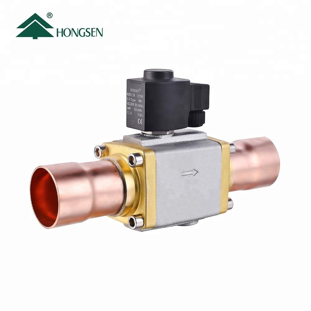 HVP A/C высокочастотный электромагнитный клапан воздушного компрессора 220VAC 1-1/8ODF, сервисный клапан