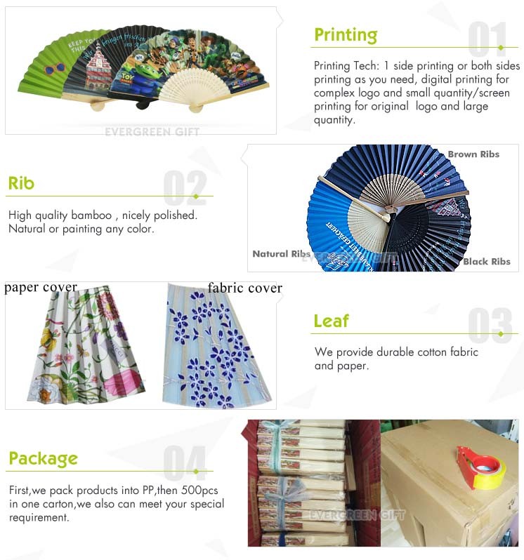 I AM YOUR FANS 2022 Custom Kpop Printed Logo Personalized Bamboo Paper Folding Hand Fans Bag Gift Business Folk Wedding OEM Art