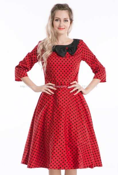 2014 китай instyles поставщиком bestdress марочный 50s рокабилли качели ретро платья