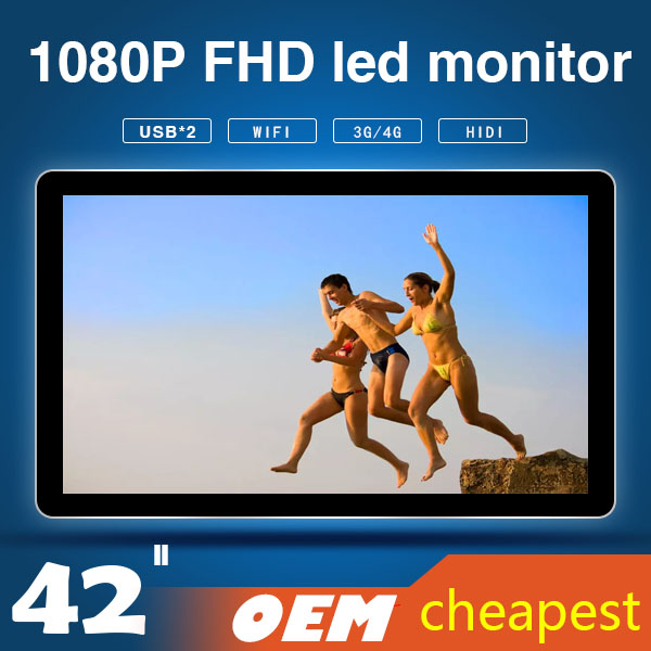 20 дюймов настенный digital signage сенсорный экран wifi/3G/android реклама дисплей