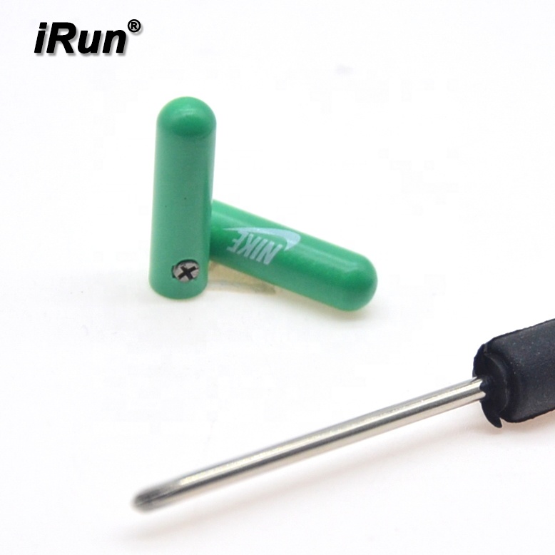iRun Silver Bullet Sneakers Lace Screw Metal Aglets Cylinder Lace Tips Aglets Cord End Tipping