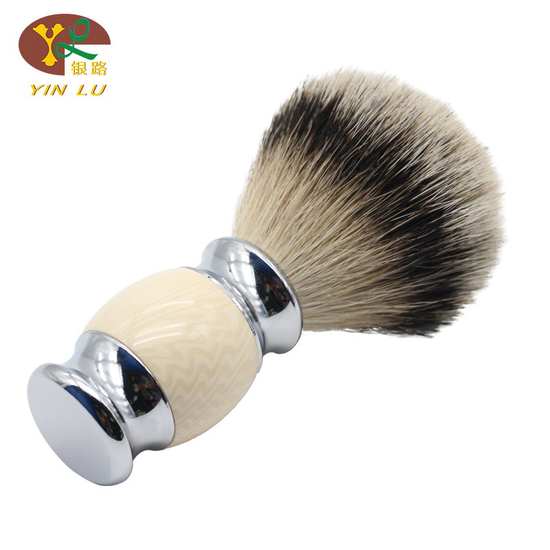Best 100% PURE BADGER HAIR WET SHAVING BRUSH ROSE WOOD HANDLE