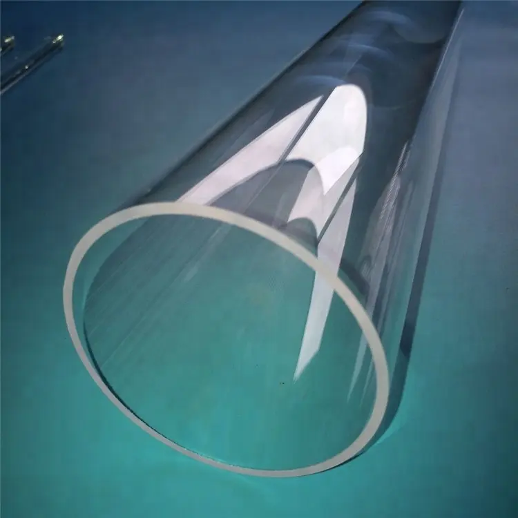High resistance large diameter quartz glass tube quartz glass blowing tube
