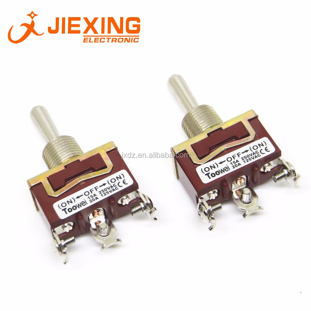 T702-MW Тумблера (ON)-OFF-(ON) 3pin 15A/250V 20A/125V
