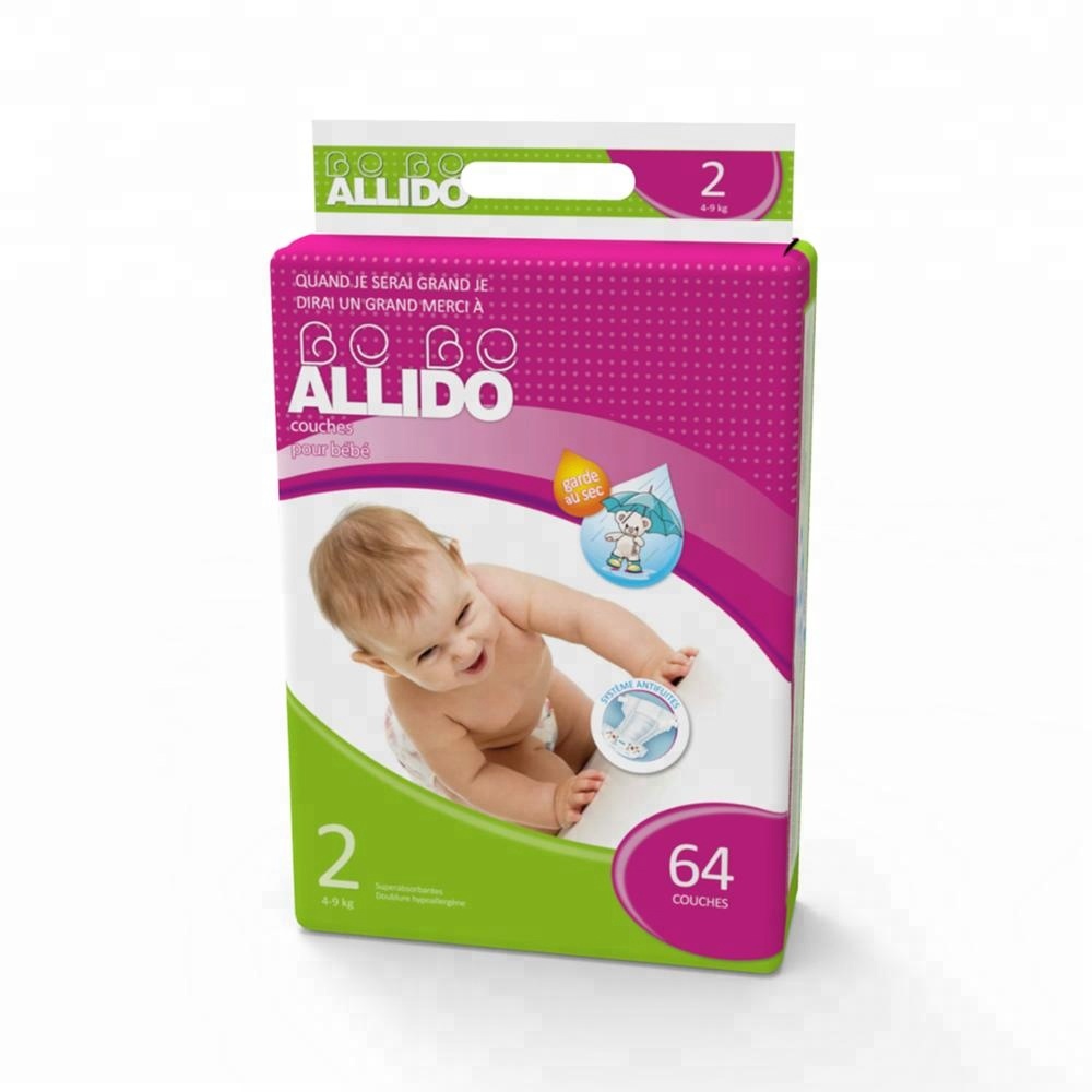 Allido, африканский рынок, бесплатные образцы, высокое качество, материал, детские подгузники, подгузники для детей