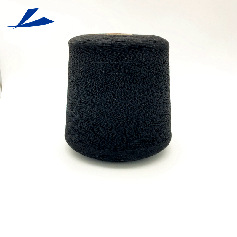 Top quality environmental protection air covered cotton melange yarn