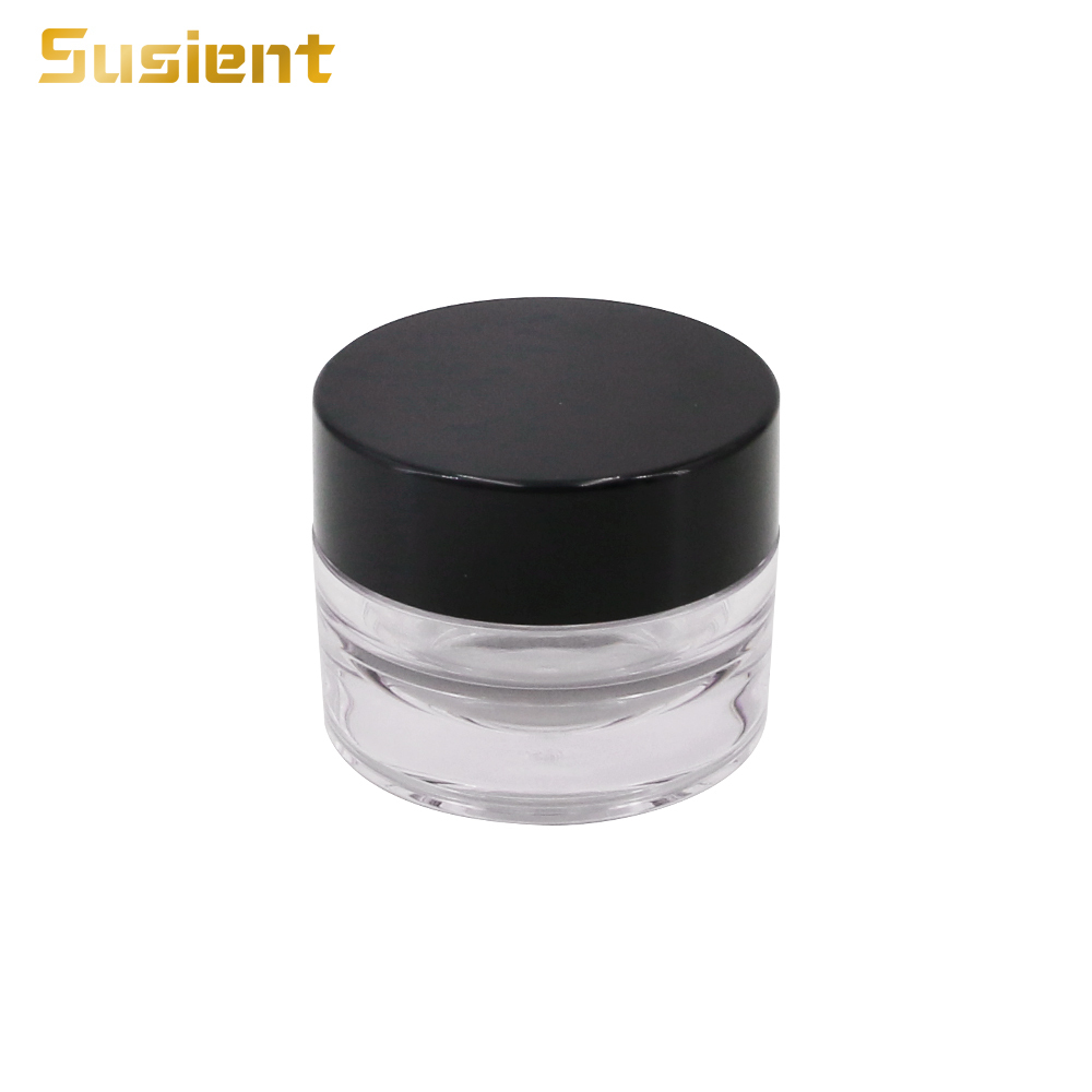 SKIN care cream PET empty plastic jar Wide mouth cosmetic jar