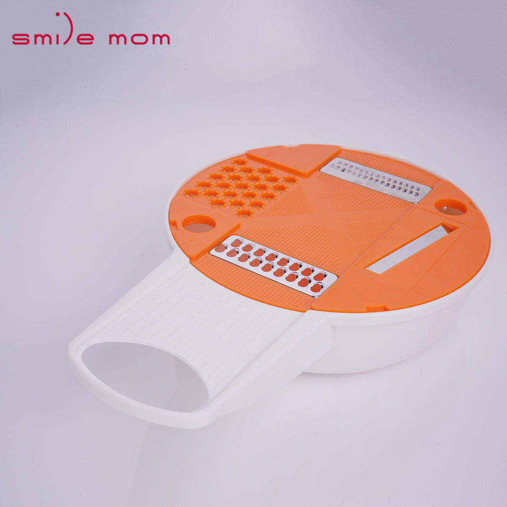 Ручная многофункциональная Терка Smile mom 4 в 1, измельчитель еды с контейнером