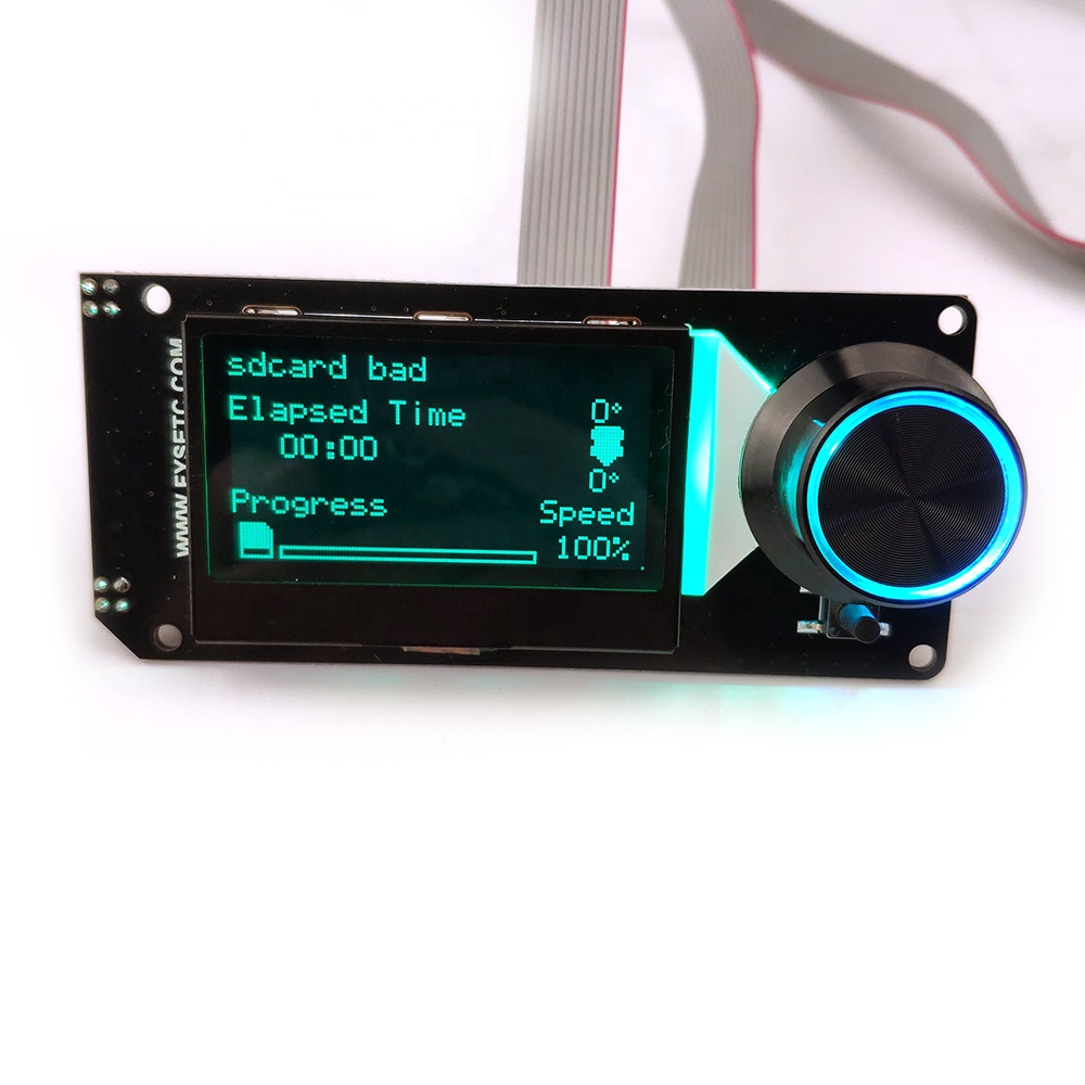 Тип B MINI12864 ЖК-экран мини 12864 смарт-дисплей цветная (RGB) светодиодная подсветка белый поддерживает марлина "сделай сам" с sd-картой 3D аксессуары для принтера