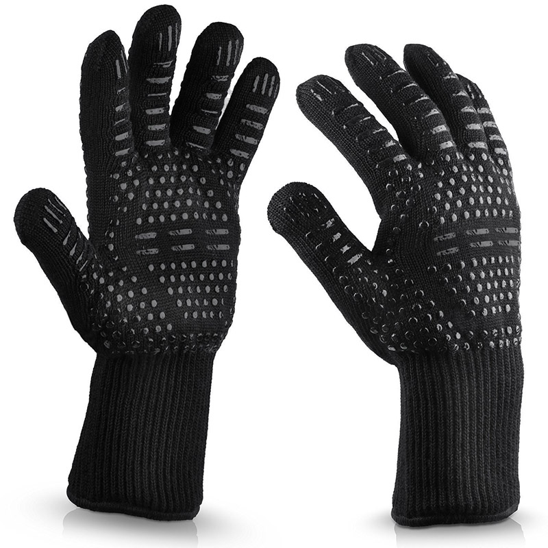 10G арамидных Рукавицы Guantes de Horno мужские перчатки без пальцев для Asador Guantes de ББК 932F экстремальные термостойкие перчатки для барбекю гриль