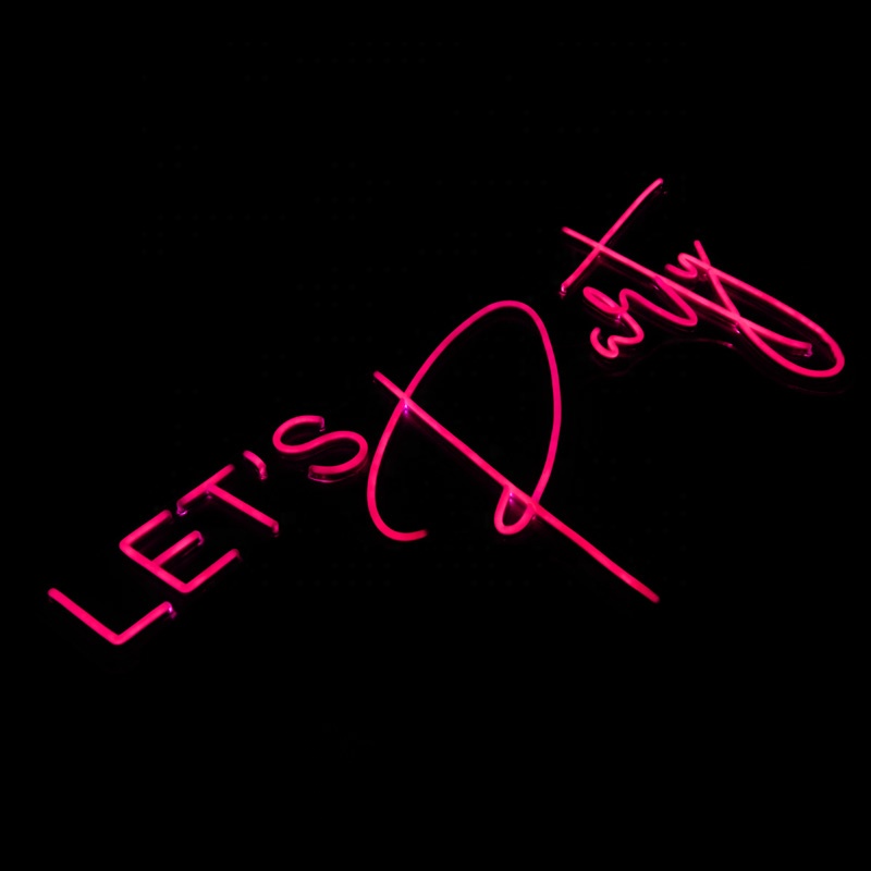Custom made party wedding 3D decorative sign letters led flexible neon light acrylic wedding sign with electronic sign