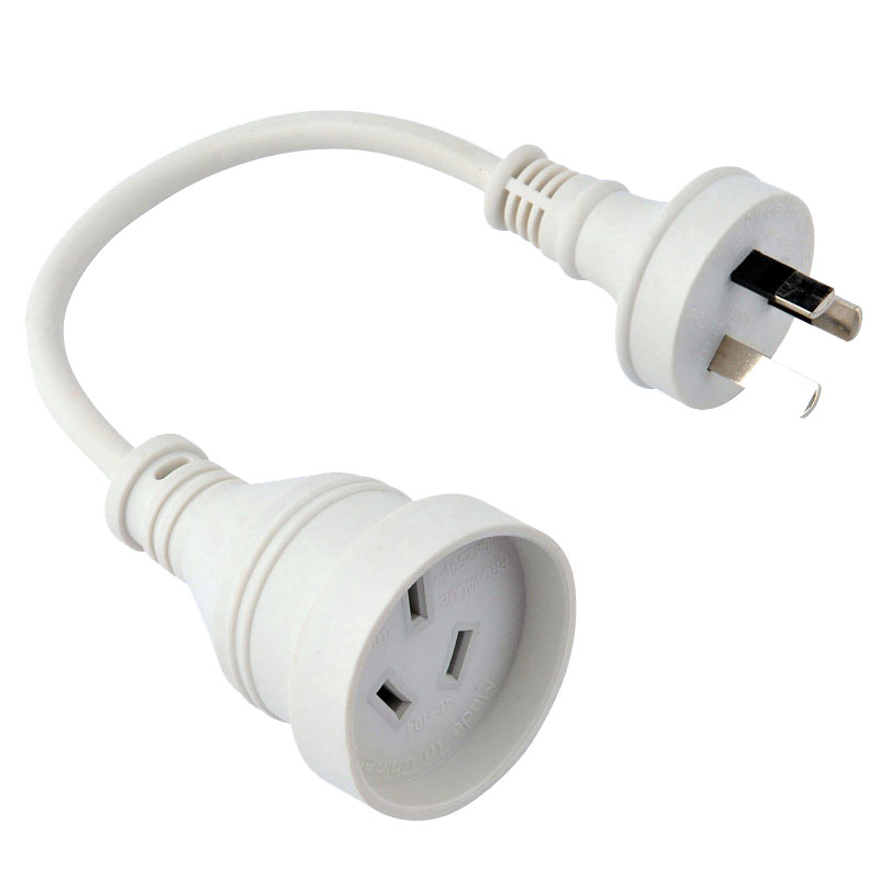 Утвержденны SAA австралийского 3-х контактный удлинитель с 10A plug and 250V розетка
