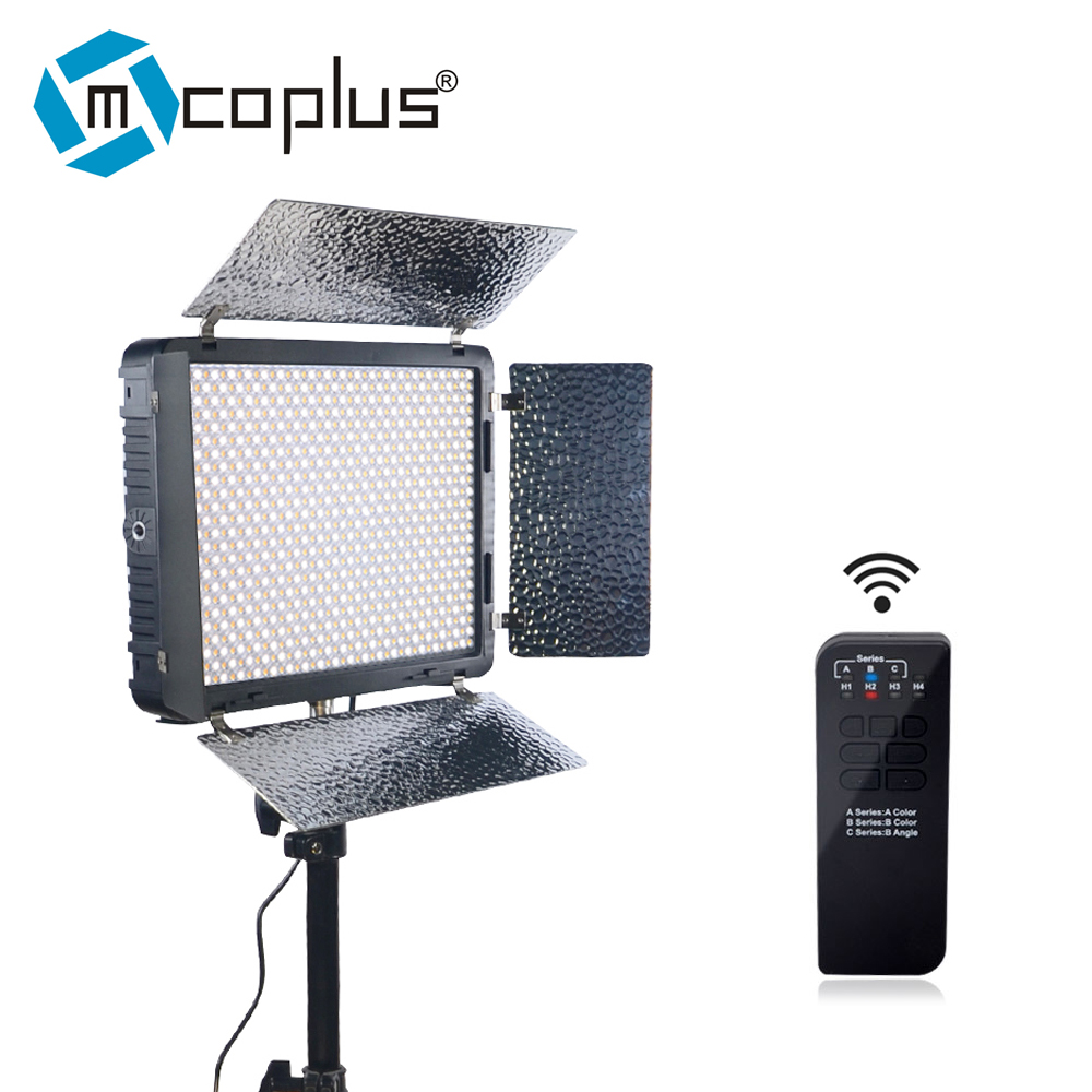Mcoplus LE-920B Bi-color 3200K-7500K CRI 95 профессиональная портативная Фотография Студия видео Светодиодная панель для DSLR камеры